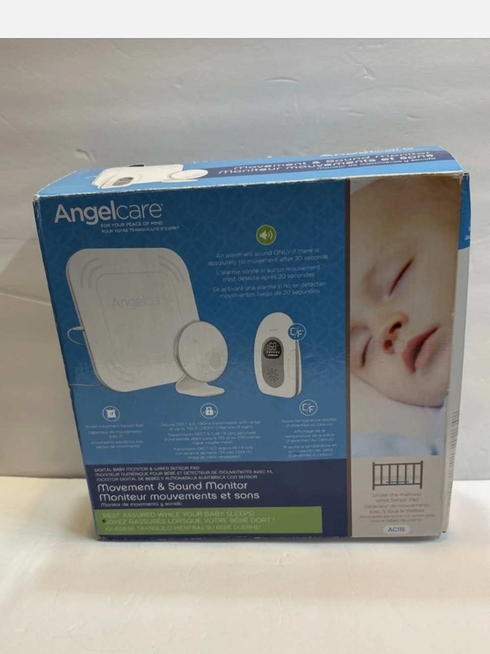 Movement & Sound Baby Monitor - White